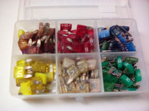 150pc recycled used atm mini fuse automotive kit assortment 2 4 5 7.5 10 15 20+