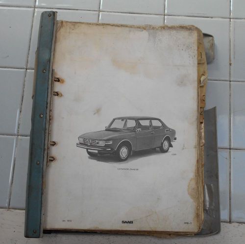 1971 saab 99 electrical trans brakes body engine tools service repair manual 71