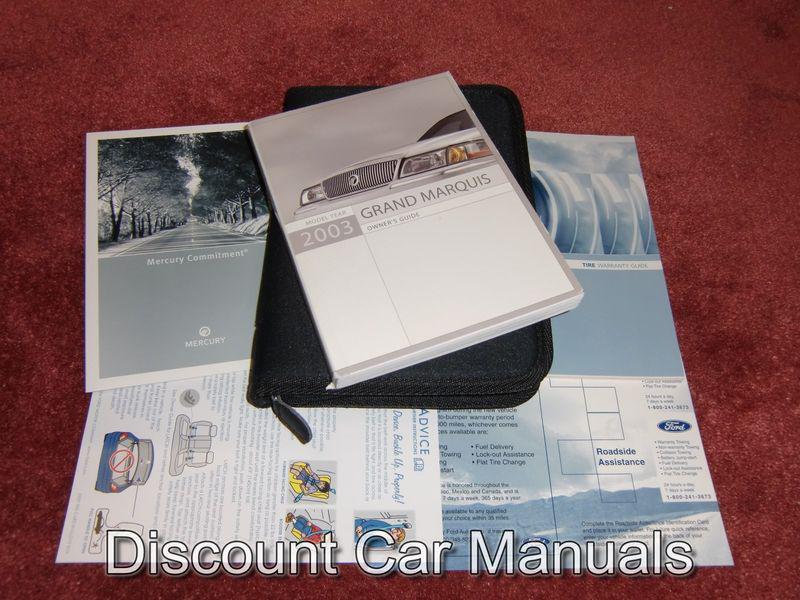 ★★ 2003 mercury grand marquis owners manual set 03!! ★★