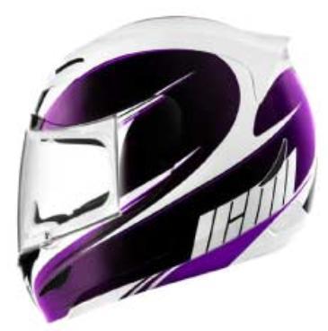 Icon airmada salient motorcycle helmet purple size xx-large