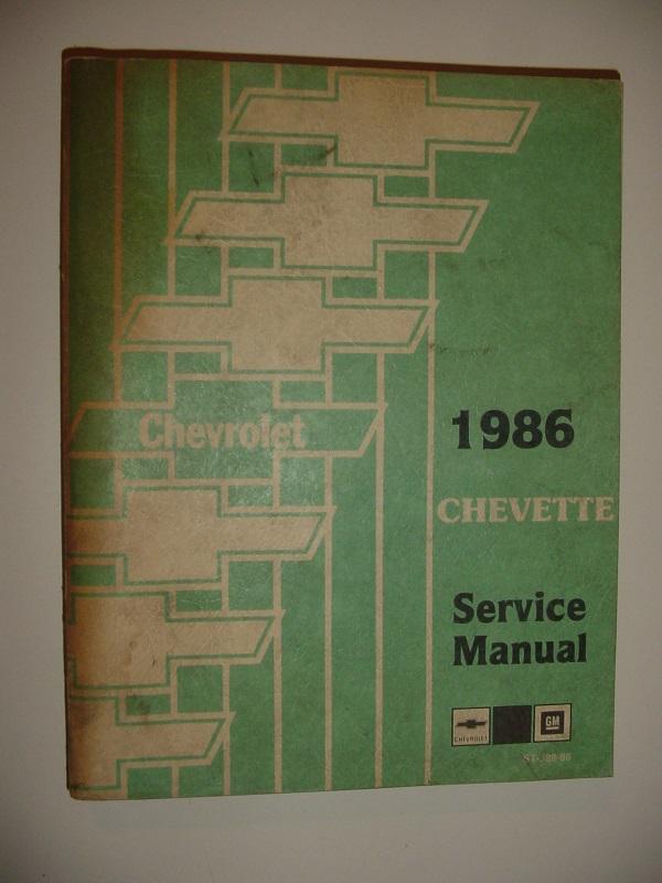 1986 chevy chevette shop manual