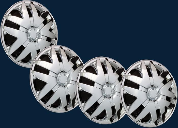 '04-10 toyota sienna style 16" chrome upgrade replacement hubcaps wheel covers