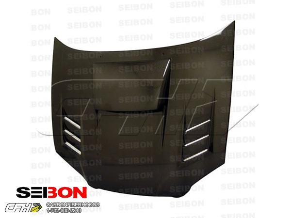 Seibon carbon fiber cwii-style carbon fiber hood kit auto body subaru impreza, w