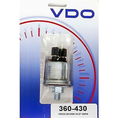 Vdo sender unit press 150psi 1/8-27npt 360-430