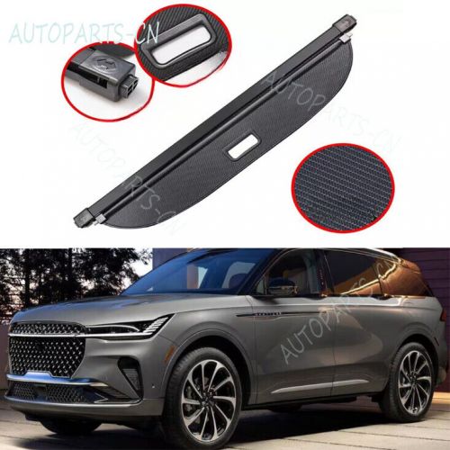 For lincoln nautilus 2024+ carbon style trunk cargo cover luggage shade shield