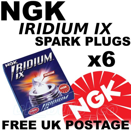 6x ngk iridium ix upgrade spark plugs for nissan maxima a33 3.0 a33 00 &gt;