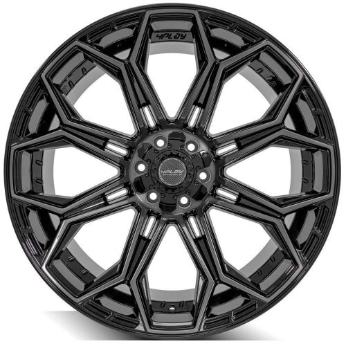 4play 4p83-24120-6d55-44bbt gen3 4p83 24x12 6x135mm &amp; 6x5.5&#034; -44et in gloss blk