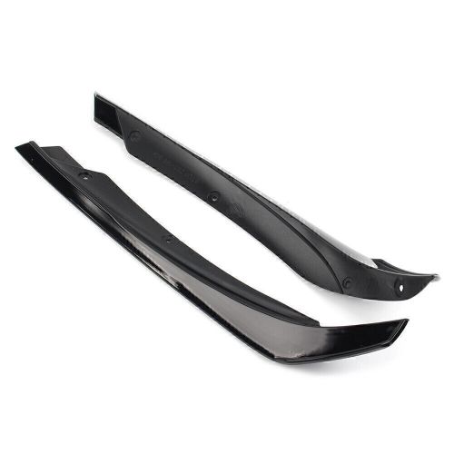 Front lip spoiler fins splitters trim fit mercedes benz a-class w176 2016-2018