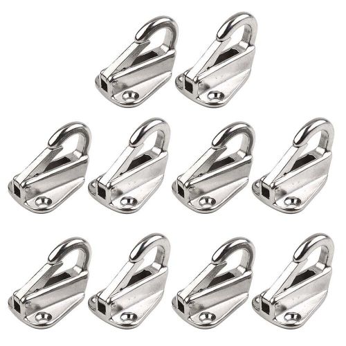 Sleek and modern marine 316 stainless steel fender hook for boat hardware 10pcs