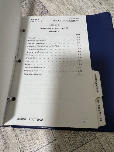 Robinson r44 ii pilot&#039;s operating handbook