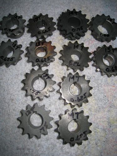 Vintage kart (go cart) straight bore sprockets (9t - 20t)  choice of 5 sprockets