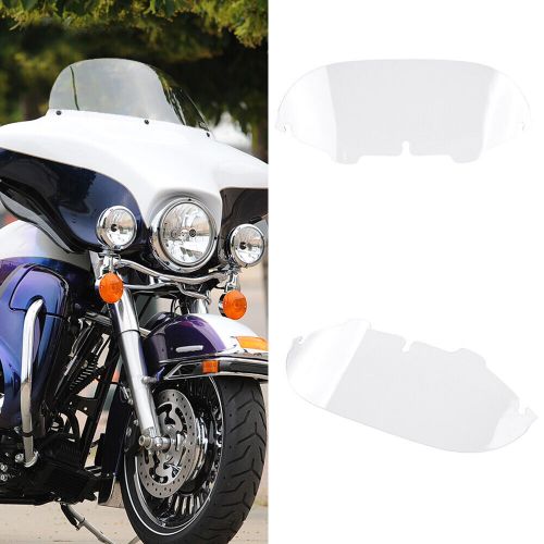 7&#034; clear windscreen for harley electra street tri ultra glide 1996-13 windshield