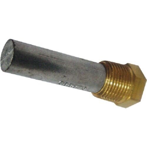 Camp zinc 1/2 inch x 2 inch pencil anode with bronze plug - 3/8&#034; npt thread