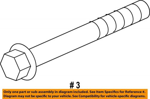 Land rover oem 2018 range rover velar-vacuum pump bolt lr060479