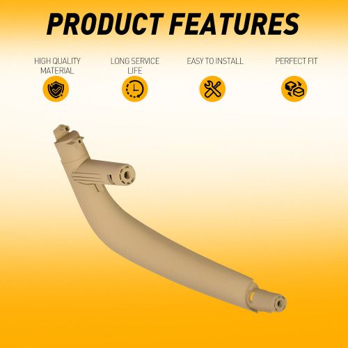 For bmw x5 f15 x6 f16 2014-2018 door panel handle pull trim replacement beige rh