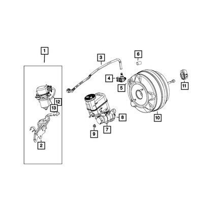 Mopar 68223607aa vacuum pump o ring