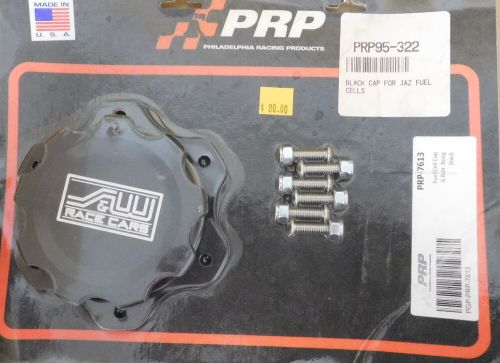 Prp 7613 fuel cell 6) bolt cap assembly, billet aluminum, black, w/hardware