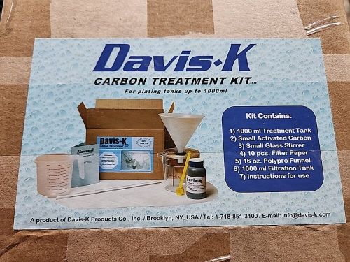 Davis k carbon treatment kit new rhodium plating jewelry