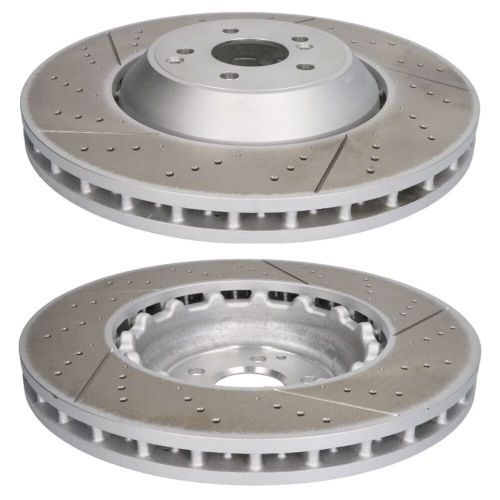 Shw front drilled brake discs 390mm x2 for mercedes c63 w205 e63s w213 amg gt