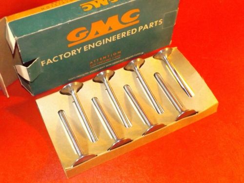 Nos 1950-1960&#039;s gmc series s t truck full set 336 347 v8 engine valves \ 2372826