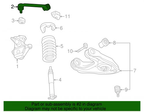 Genuine ford upper control arm 5l3z-3084-b