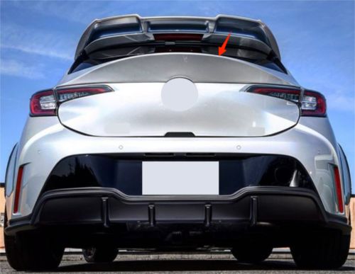 Rear mid spoiler wing for 2019-2023 toyota corolla hatchback 5dr pearl white