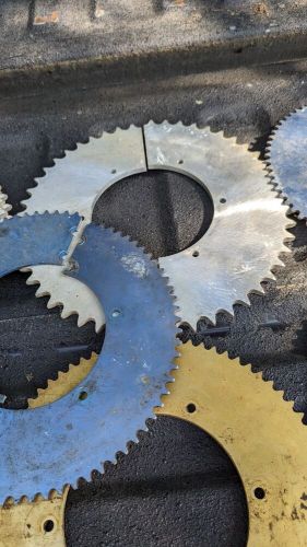 Micro sprint sprocket lot 125 270 600 5.25 dirt oval racing car (9) blue gold