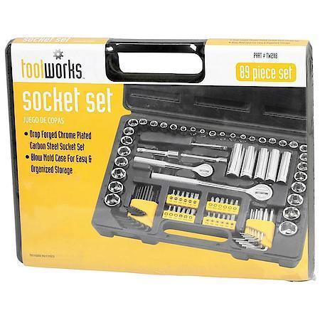 Toolworks 89 pc socket set