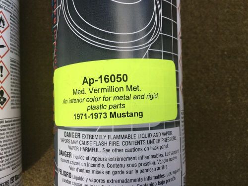 Seymour ap-16050 interior paint 1971-73 mustang med. vermillion met. 2 cans