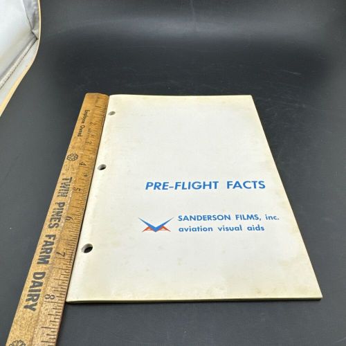 Vintage 1963 sanderson federal aviation regulation 