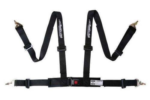 Buddy club racing spec 4 point seat harness black