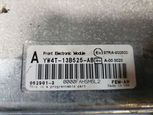 1999 2000 2001 2002 jaguar s-type front electronic module  yw4t-13b525-ab