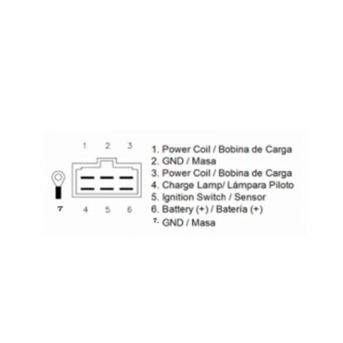 Voltage regulator for kubota b5200 b6200 b7200 b8200 b9200 tractors h1550-64600