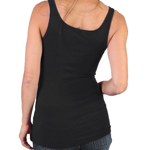 Hot leathers glc2363 ladies black sugar skull thick strap tank top