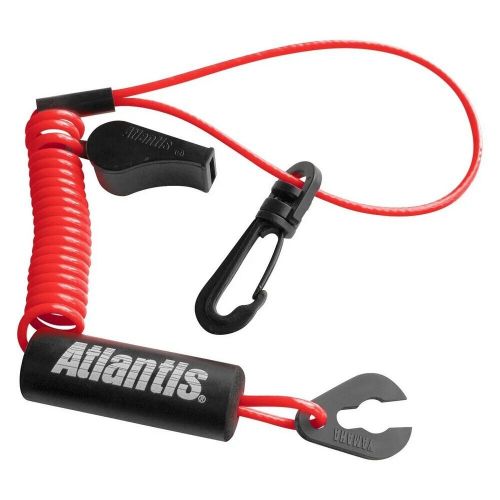 Atlantis red standard lanyard (a8123)