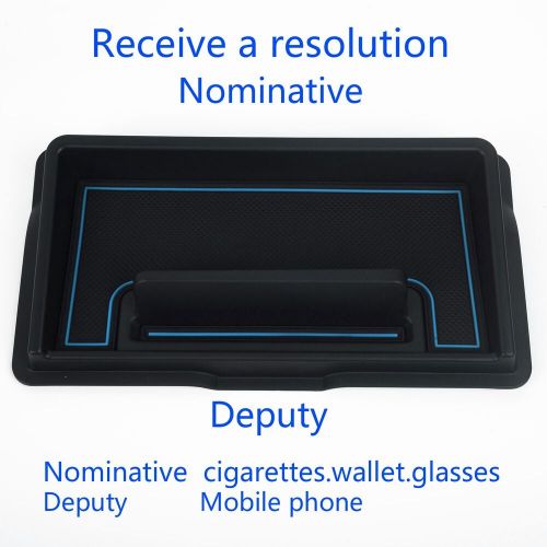 Black blue interior dashboard storage box replacement for suzuki jimny 2019-2020