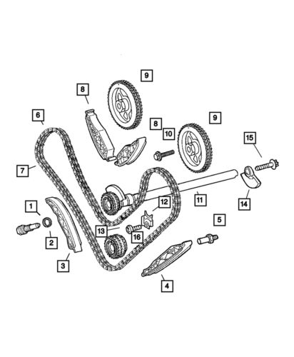 Genuine mopar chain link 5080129aa