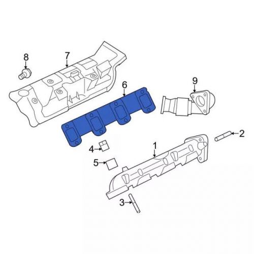 Genuine ford manifold gasket fc3z-9448-a