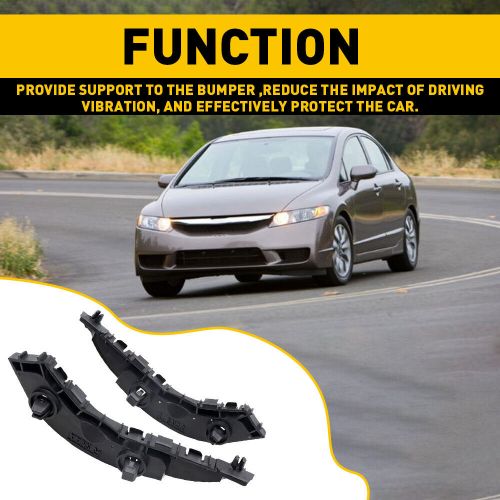 Fit for 2006-2011 honda civic front bumper bracket right &amp;left side durable 2pcs