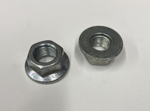 1/2&#034;-20 non-serrated flange nuts- zinc plated- lot of 100