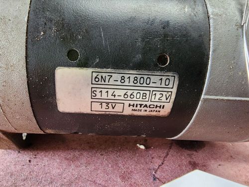 Yamaha starter, starting motor assy, 6n7-81800-10-00, 2002 carbed 150hp, 90ep-29