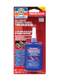 Permatex 26240 ~ permanent strength threadlocker red - 36ml bottle