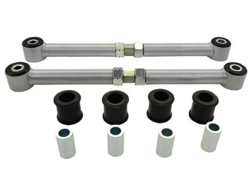 Whiteline kta107 trailing arm kit - rear - adjustable toe for subaru wrx/sti