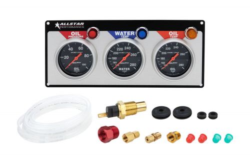 All star performance all80112 3 gauge panel a/m op/wt/ot sport-comp all80112