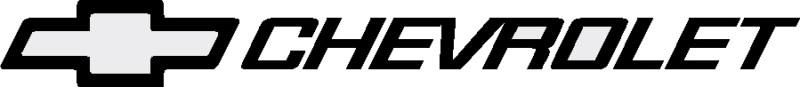 Chevrolet / bowtie 1.3" x 12" vinyl cut decal (set of 2) $5.99  free shipping 