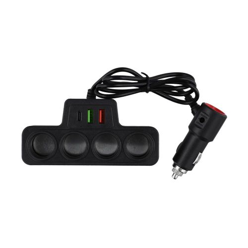 High efficiency car electronic inverter usb charger splitter 12v/24v 120w