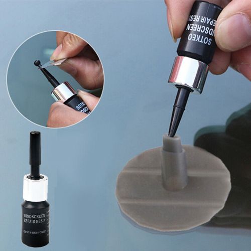 2pcs auto glass nano repair fluid car windshield resin crack tool kit crack