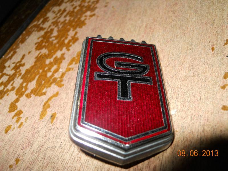 1966 mustang gt emblem