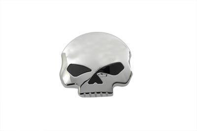 Chrome skull vented gas cap for harley xl sportster fxd dyna 1992-up 