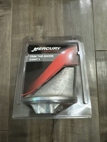 Mercury marine / mercruiser new oem trim tab anode, 35hp &amp; above,  31640t4